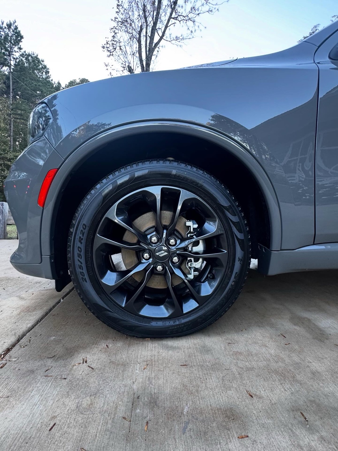Wheel and tire detail